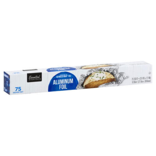 Essential Everyday Aluminum Foil, 75 Square Feet