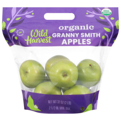 Wild Harvest Apples, Organic, Granny Smith