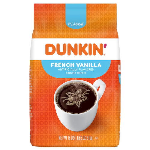Dunkin' Coffee, Ground, French Vanilla