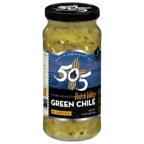 505 Flame Roasted Hatch Valley Medium Green Chile