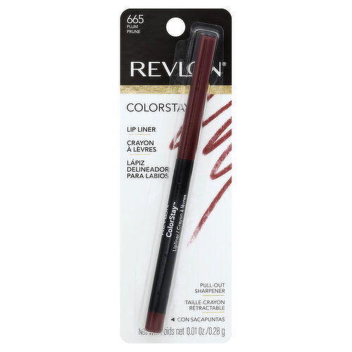 Revlon Colorstay Lip Liner, Plum 665