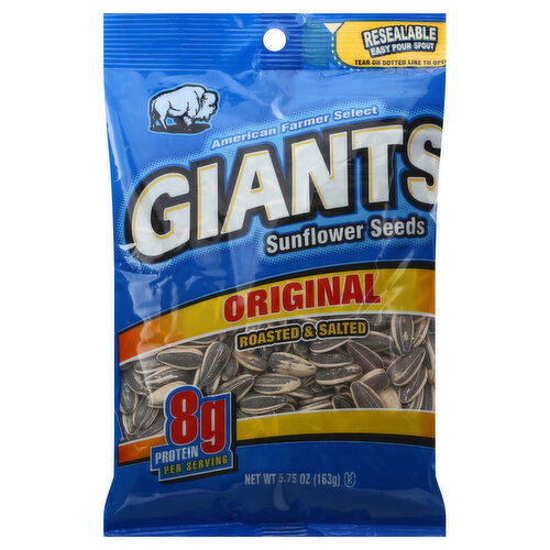 Giants Sunflower Seeds, Original, Roasted & Salted