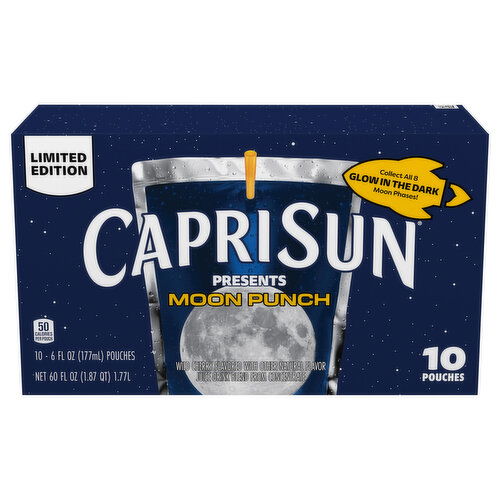 Capri Sun Moon Punch Wild Cherry Flavored Juice Drink Blend