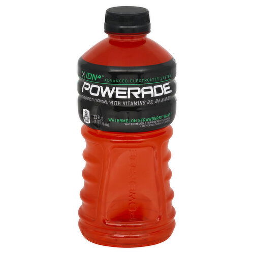 Powerade Ion 4 Sports Drink, Watermelon Strawberry Wave