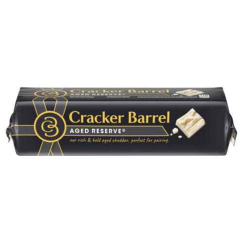 Cracker Barrel Cheese, Cheddar, Aged Reserve