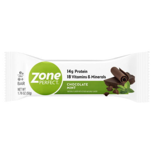 Zone Perfect Nutrition Bars, Chocolate Mint