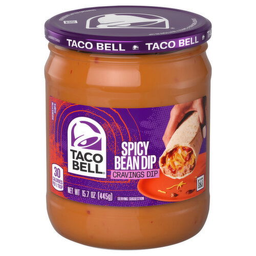 Taco Bell Cravings Dip, Spicy Bean Dip