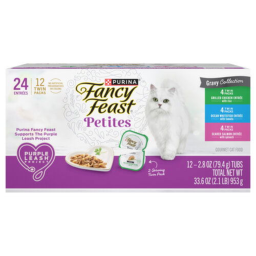 Fancy Feast Gourmet Gravy Collection Cat Food Twin Packs
