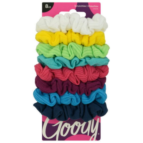 Goody Ouchless Scrunchies, Comfortable Hold