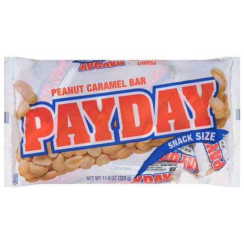 PayDay Peanut Caramel Bar, Snack Size