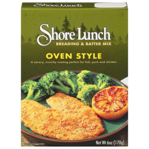 Shore Lunch Breading & Batter Mix, Oven Style