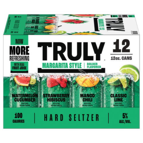 Truly Hard Seltzer, Margarita Style, Variety Pack