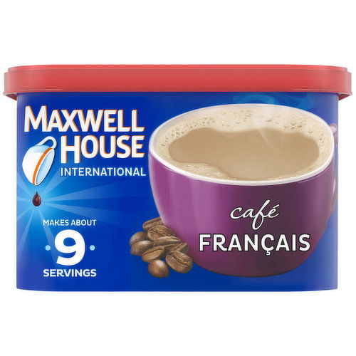 Maxwell House International Francais Cafe-Style Instant Coffee Beverage Mix