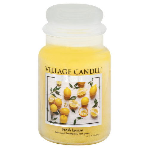 Village Candle Candle, Fresh Lemon, Limited Edition