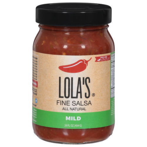 Lola's Fine Salsa, Mild