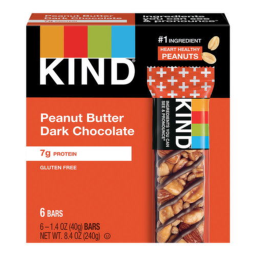 Kind Bars, Peanut Butter Dark Chocolate