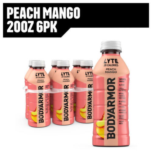 BODYARMOR Lyte Peach Mango Electrolyte Sports Drink