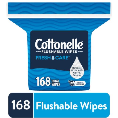 Cottonelle FreshCare Refill Pack Hypoallergenic Flushable Wipes