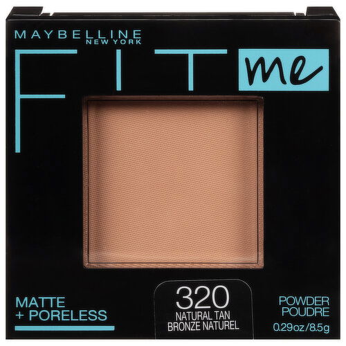 Fit me! Pressed Powder, Matte + Poreless, Natural Tan 320