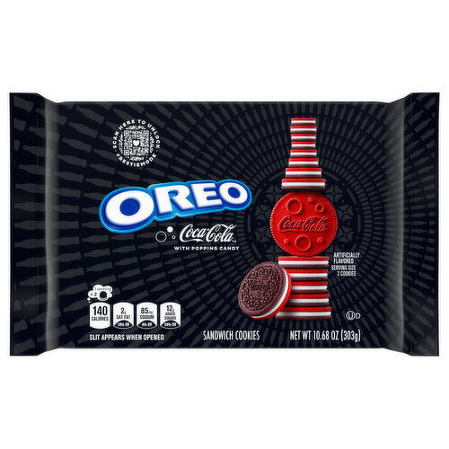 Oreo Coca-Cola Sandwich Cookies, Limited Edition, 10.68 oz