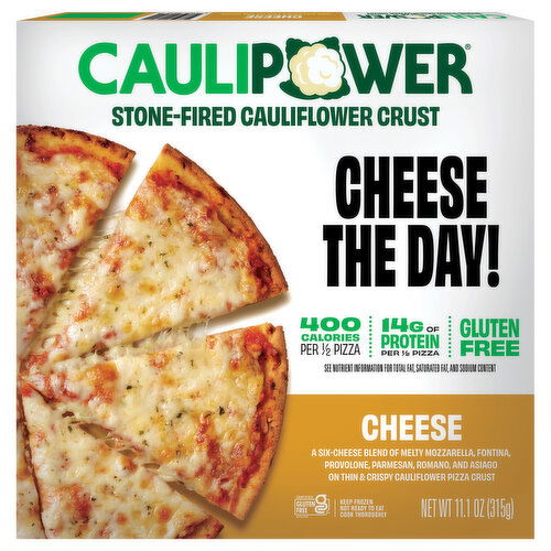 Caulipower Pizza, Cheese Lovers, Easy Cheesy