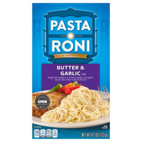 Pasta Roni Pasta Roni Pasta Mix Butter & Garlic 4.7 Oz