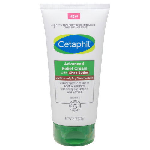 Cetaphil Cream, with Shea Butter, Advanced Relief