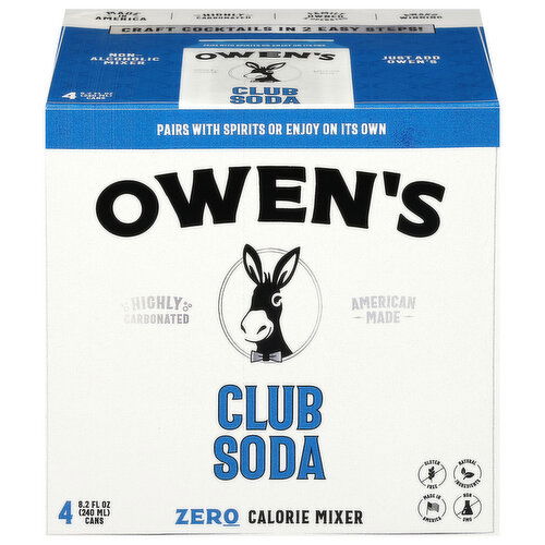 Owen's Mixer, Zero Calorie, Club Soda
