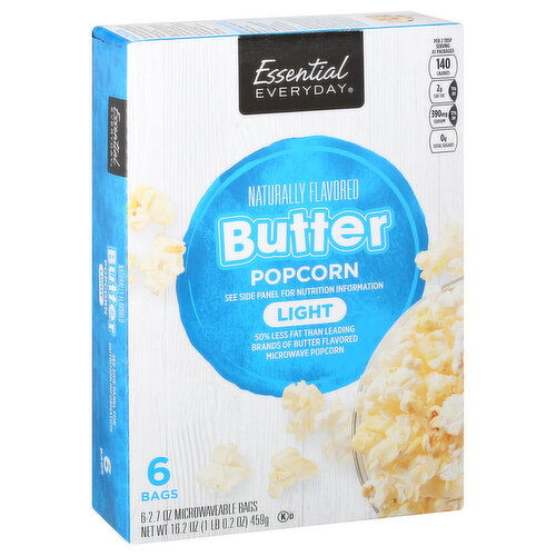 Essential Everyday Popcorn, Light, Butter