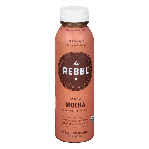 REBBL Balancing Elixir, Organic, Maca Mocha