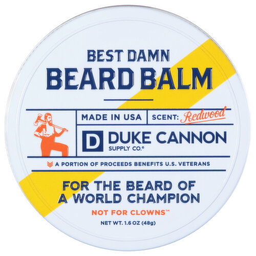 Duke Cannon Supply Co. Beard Balm, Redwood