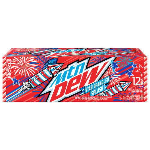 Mtn Dew Soda, Star Spangled Splash