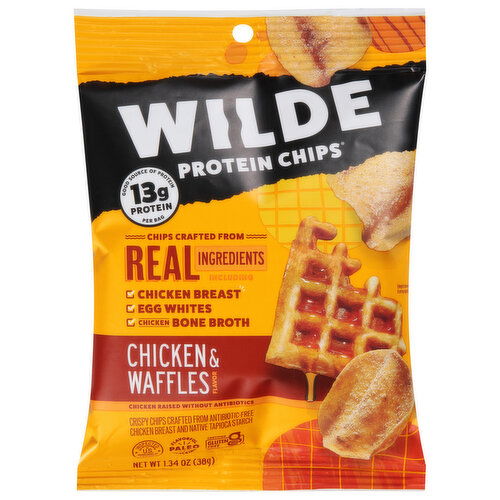 Wilde Protein Chips, Chicken & Waffles Flavor