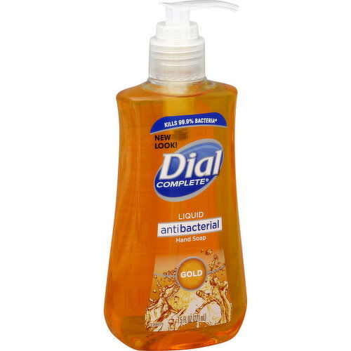 Dial Complete Hand Soap, Antibacterial, Gold, Liquid