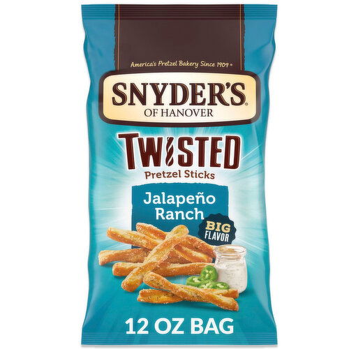 Snyder's of Hanover® Twisted Jalapeno Ranch Twisted Pretzel Sticks