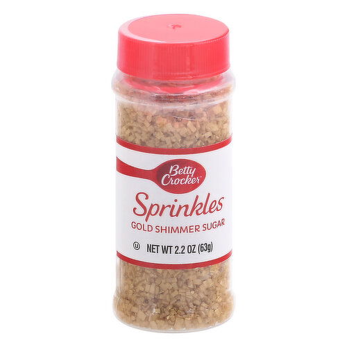 Betty Crocker Sprinkles, Gold Shimmer Sugar