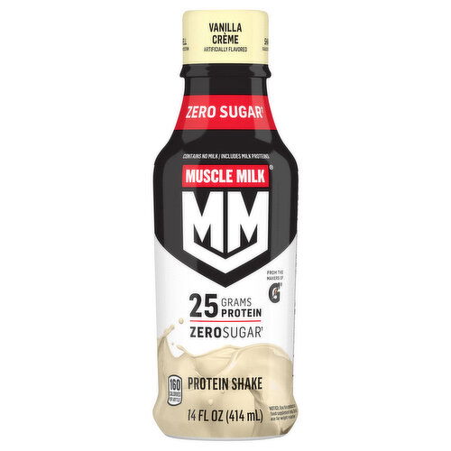 Muscle Milk Protein Shake, Zero Sugar, Vanilla Creme