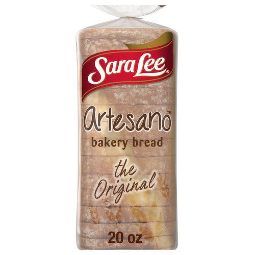 Sara Lee Artesano Shelf-Stable Original White Pre-sliced Bread, 20 oz