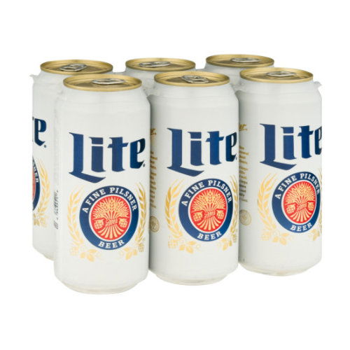 Miller Lite  Lager 6 Pack Cans