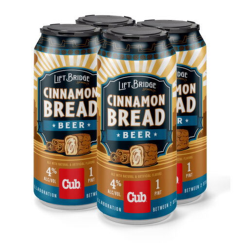 Lift Bridge Cinnamon Bread Beer, 4 pack