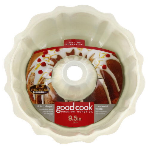 Good Cook Cake Pan, Fluted, 9.5 In