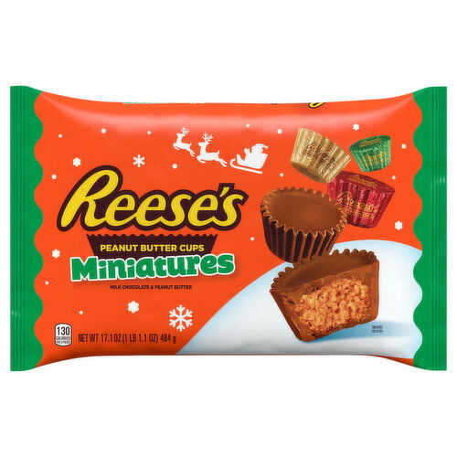 Reese's Miniatures Milk Chocolate & Peanut Butter Peanut Butter Cups