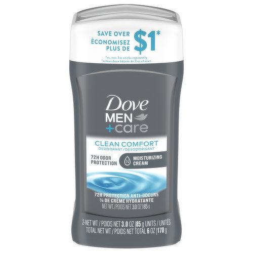 Dove Men+Care Deodorant, Clean Comfort