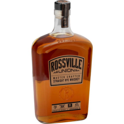 Rossville Union Whiskey, Straight Rye, Master Crafted