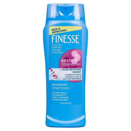 Finesse Shampoo, Moisturizing, Restore + Strengthen