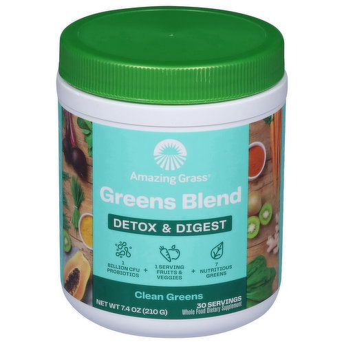 Amazing Grass Greens Blend, Detox & Digest, Clean Greens