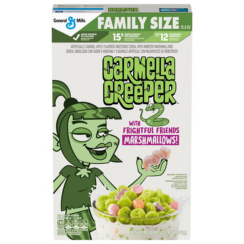 Carmella Creeper Cereal, Caramel Apple, Family Size