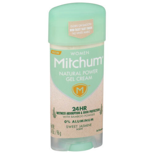 Mitchum Gel Deodorant, Sweet Jasmine Scent, Women