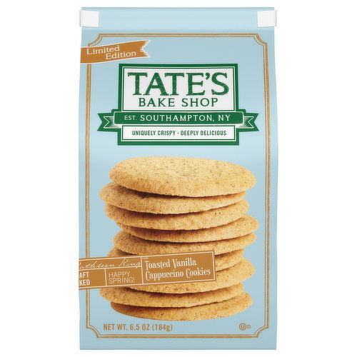 Tate's Bake Shop Cookies, Toasted Vanilla Cappuccino