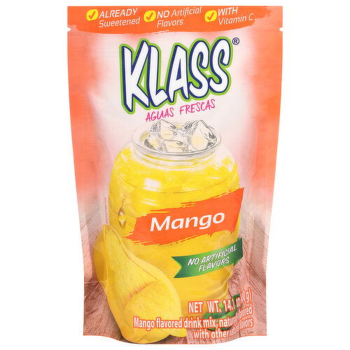 Klass Aguas Frescas Mango Drink Mix